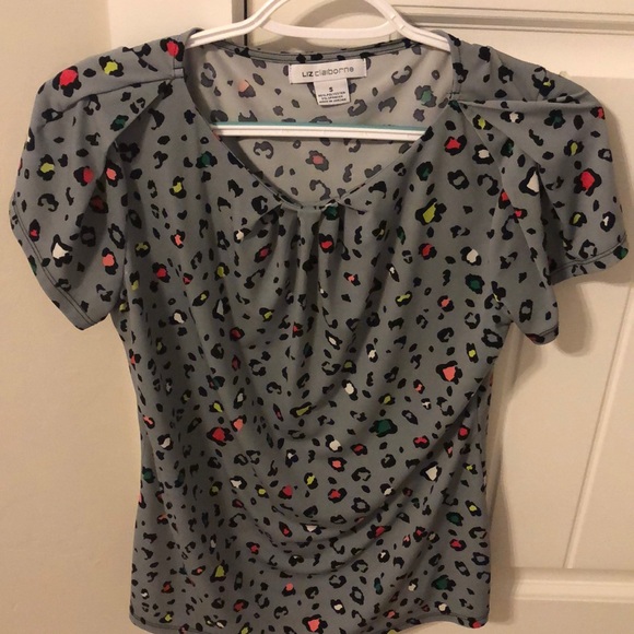 Multicolor leopard blouse - Picture 1 of 2